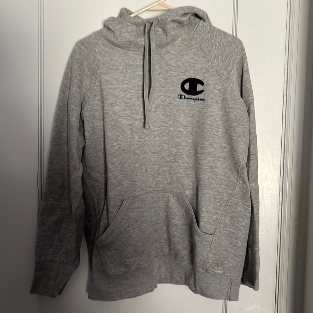 Light grey champion hoodie